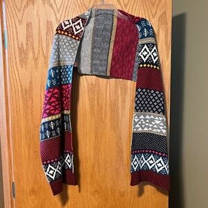 Hollister Colorful Geometric Scarf